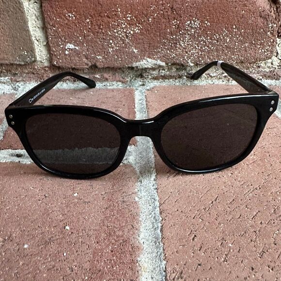 Oscar de la Renta Black Square Sunglasses Dark Tint Designer Shades NEW main image 7